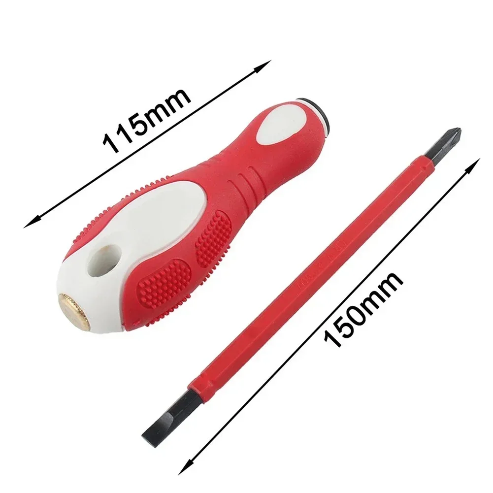 PH1/SL4 PH1/SL5 PH2/SL6 Dual-Purpose Screwdriver Electrical Tester Pen Dual Head Power Detector Electrical Screwdriver Indicator