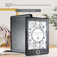 Portable 6 Inch Ink Screen Electric Reader Text Highlighting Digital Electric Book Reader Clear Display for Home for Commuting
