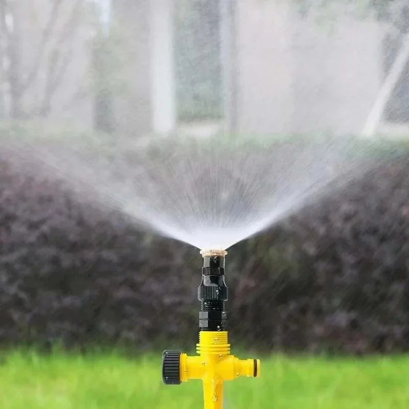 360 ° Garden Sprinkler Rotating Irrigation Sprinkler System Automatic Lawn Farmland Greening Nozzle Tool