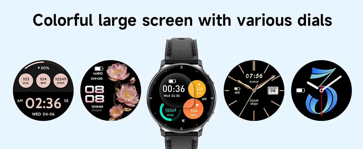 2026 Neue Ultradünne Langlebige Damen-Smartwatch 1,32" Amoled-Bildschirm Sport Gesundheit Fitness LED-Taschenlampe Bluetooth-Anruf Smartwatch – Detail 6