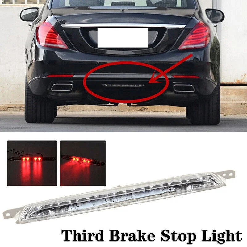 Car Rear Bumper Light Stop Lamp Third Brake Light Tail Light For Mercedes W222 S-Class S500 S600 2014-2017 A2229060048