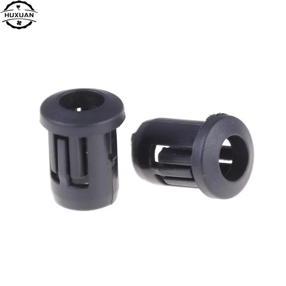 20pcs 3mm/5mm/8mm/10mm Black Plastic Lamp LED Diode Holder Black Clip Bezel Socket Mount