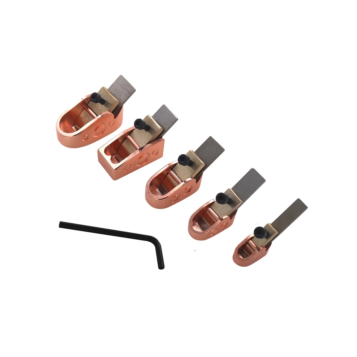 

Violin Thumb Planing Violin Making Tool with Adjustable Wrench Copper Planing Finger Planing Tool for Pianist,Rose