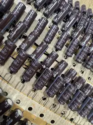 2024 NEW 10PCS hot sale Imported NIPPON electrolytic capacitor 1500uf 10v 10V1500UF 8X20 KZH long life of 105 degrees brown