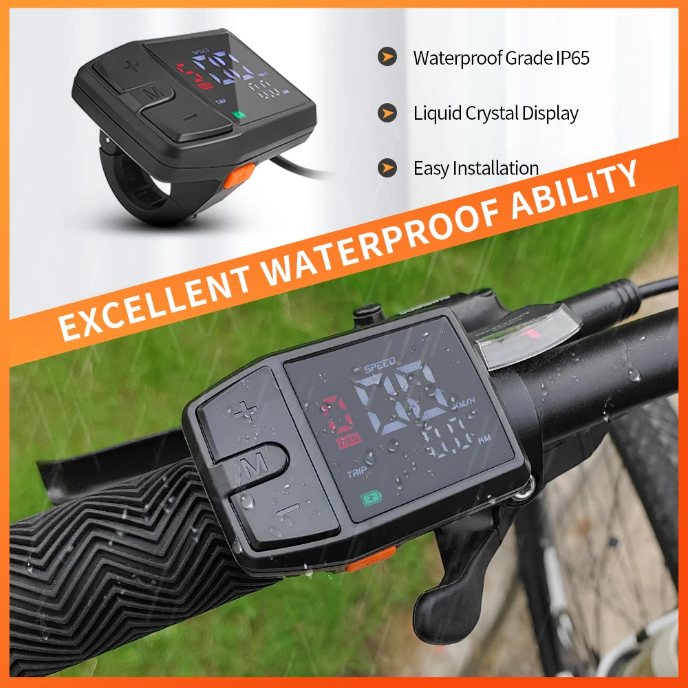 BAFANG DZ41 kolorowy wyświetlacz Ebike inteligentny ekran LCD wodoodporny rower elektryczny kompilowany do BBS02B BBS01B BBSHD silnik środkowy