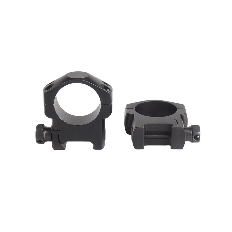 30mm Diameter Hunting Scope Mount Rings  Aluminum Alloy Ring Mount for Tactical Flashlight fit 21mm Picatinny Rail  High/Med/Low