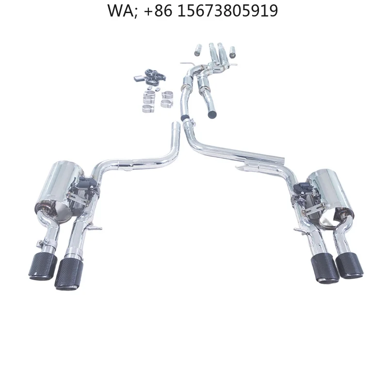 

For to the 2009-2018 A6 A7 C7 2.5L 2.8L 3.0T High-permance Catback Valvetronic Exhaust System with Muffler