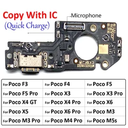 USB Charge Port Jack Dock Connector Charging Board Flex Cable For Motorola Moto F3 F4 F5 X3 X4 X5 X6 M3 M4 M5 M5s Pro 4G 5G GT