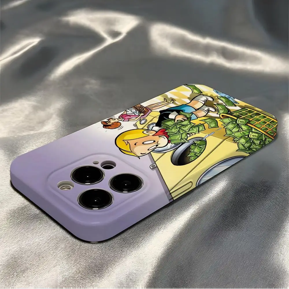 الاتجاه الكرتون الدولار أليك احتكار جراب هاتف آيفون 16 برو ماكس 15 برو 13 14 12 11 8 7 زائد X XR XS ماكس غطاء شامل