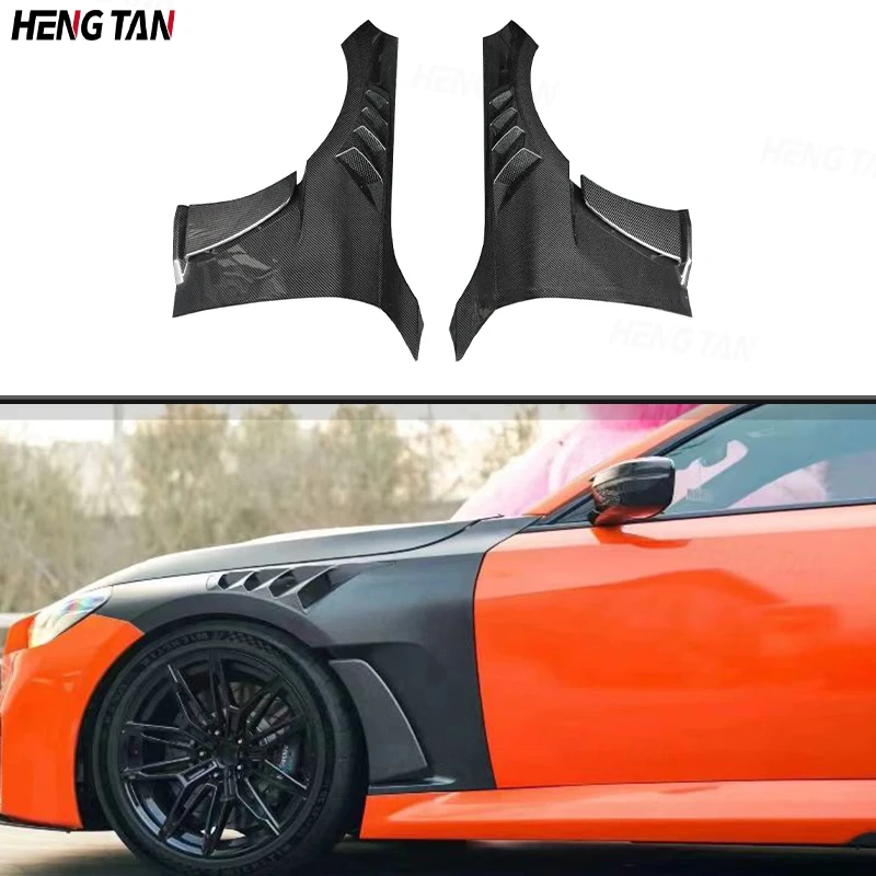 

For BMW G87 M2 Coupe 2023+ Dry Carbon Fiber Car Front Bumper Side Fender Air Vent Covers Trims Parts Upgrade Body kit