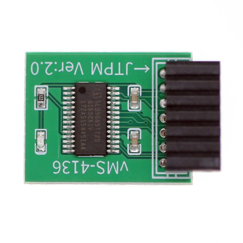 【Verbraucher-Liebling!】2X TPM 2.0 Verschlüsselung Sicherheitsmodul Remote Card LPC-14PIN Modul 14Pin LPC für MSI TPM2.0 LPC 14 Pin Secur