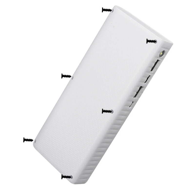 2022 New 5 Slots 21700 Battery DIY Power Bank Shell 21700 Battery Power Case 5V/2.1A Dual Port Output Power Bank Case