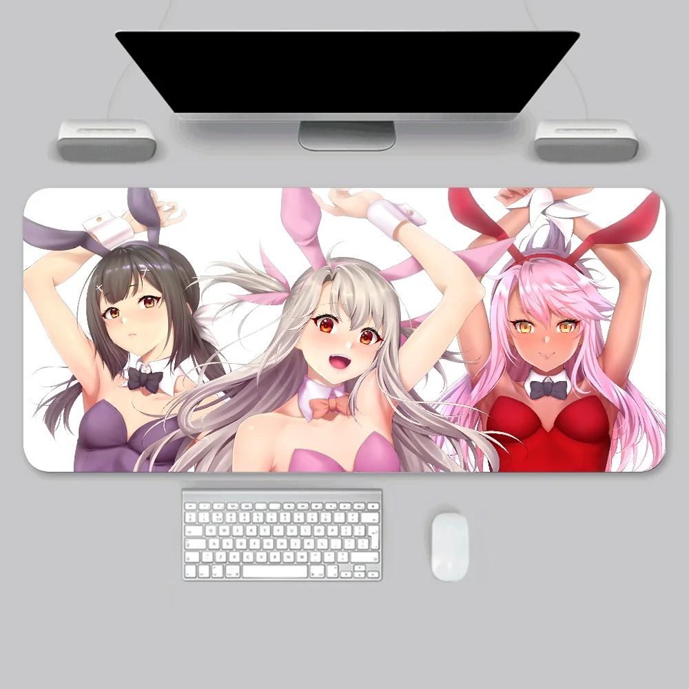 1pc Anime Illyasviel Von Einzbern tappetino per Mouse tappetino da scrivania con Pad accessori da gioco Prime Gaming XXL tappetino imbottito per tastiera