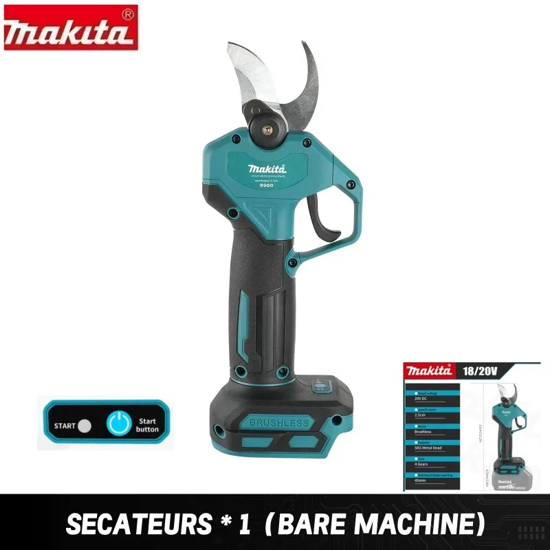 

Makita 18V Brushless Cordless Pruning Shears:Perfect Tool for Easy and Accurate Fruit Tree&Branch Trimming in Gardens