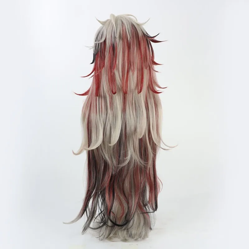 Douyo Ichimonji Cosplay Wig Touken Ranbu Mixed Long Synthetic Hair Heat Resistant Halloween Role Play Party Carnival + Wig Cap - view 5