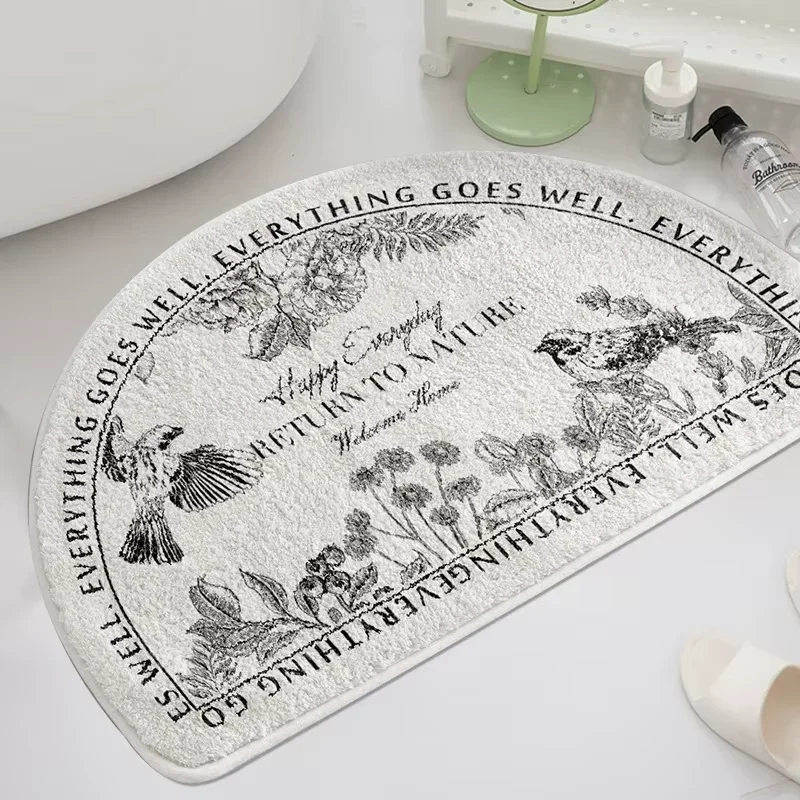 Luxury-inspired door mat Waterproof, slip-resistant, stain-resistant Living room, bedroom, bathroom, study floor mat Home decor