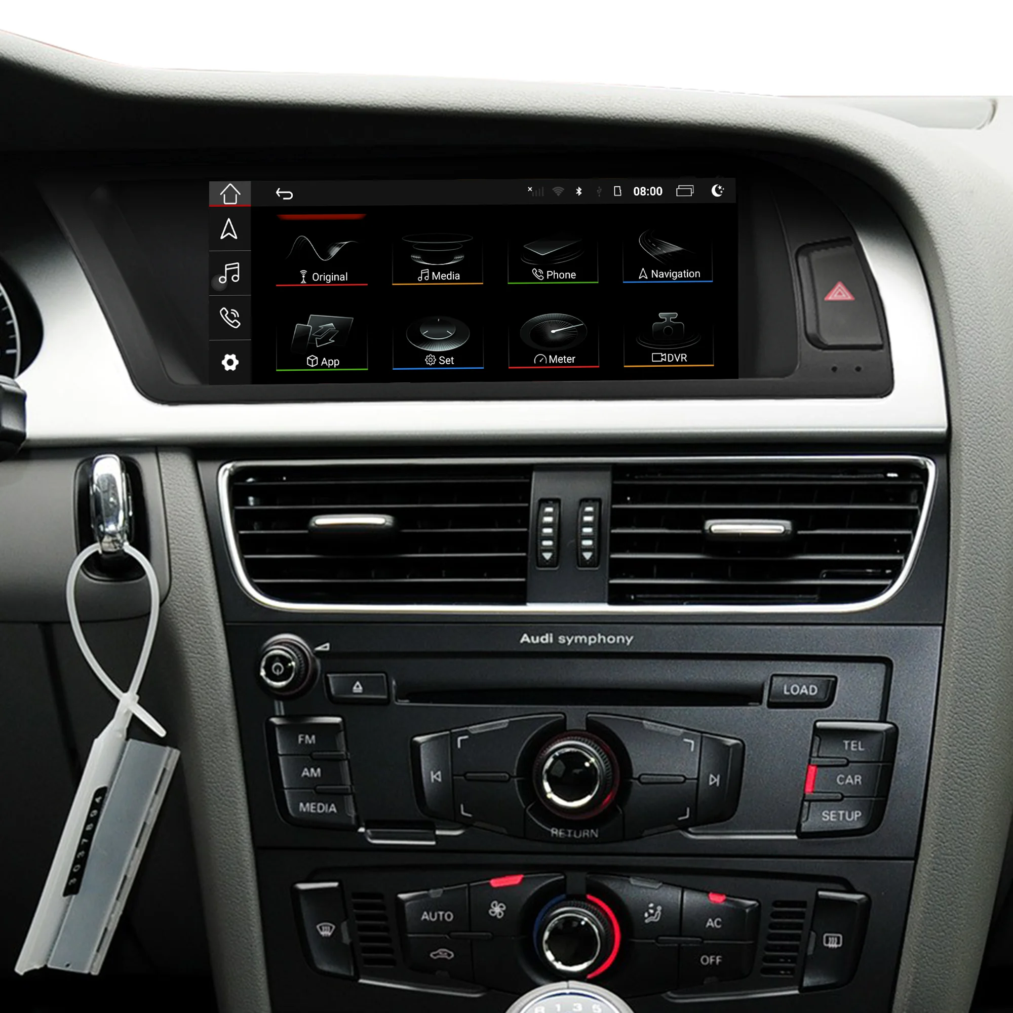 

Android 13 8 + 128GB CarPlay for Audi A4 B8 2005 2006-2011 MMI 3G high CD changer car multimedia player stereo GPS navi screen