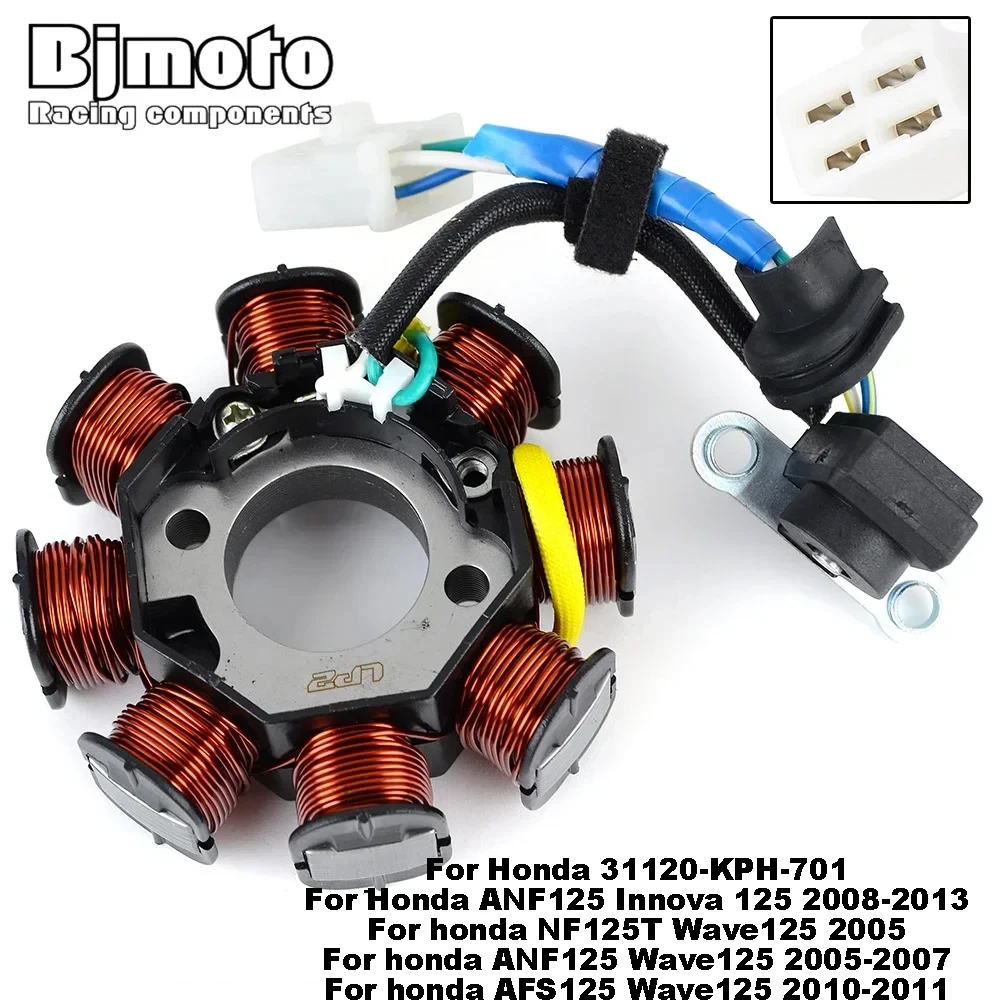 Motorcycle Stator Coil For Honda CRF150F CBR150 CBR150R CBR150M ANF125 Innova 125 NF125T Wave125 CR125R CR125 CR250 CR250R