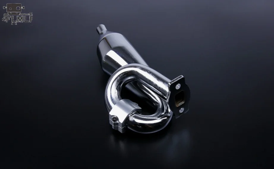 CNC 金属クランプの排気管 1/5 HPI ROVAN KINGMOTOR ROFUN BAJA 5B 5T 5SC rc カー部品