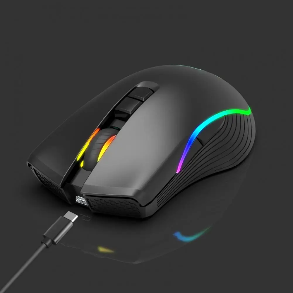 Convenient DPI Adjustable Lightweight Quick Response 2.4G Bluetooth-compatible LED Optical Mouse Office Accessories