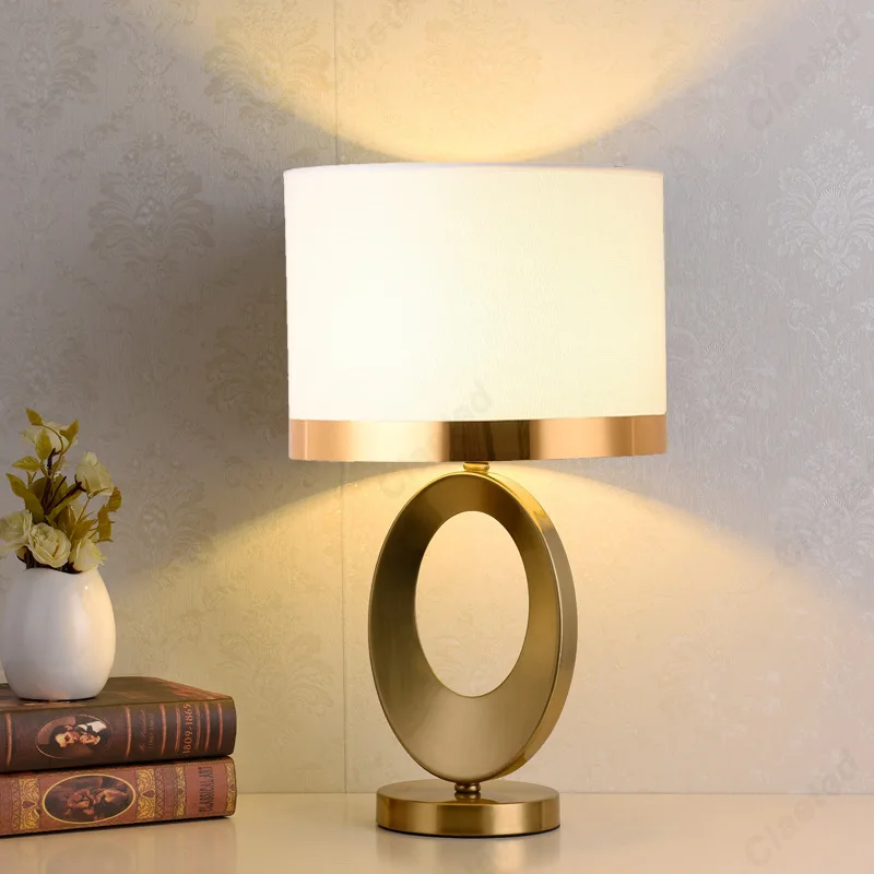 Creative Simple Retro LED European Table Lamp Living Room Study Bedroom Bedside Atmosphere Decorative Lighting