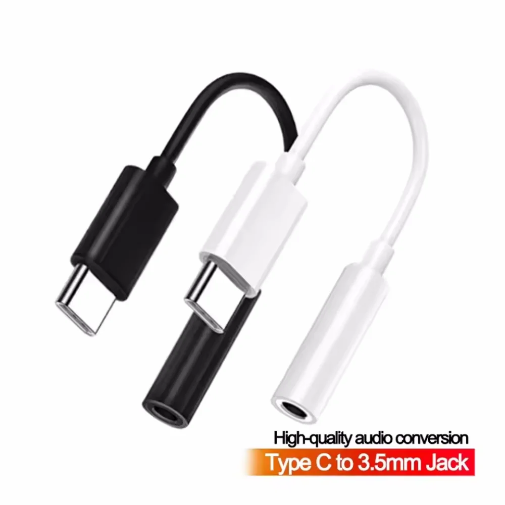 AUX Audio Cable USB C to 3.5mm Jack AUX Cord Car Speaker Headphone Adapter For Samsung Xiaomi Huawei Universal Type-C Converter