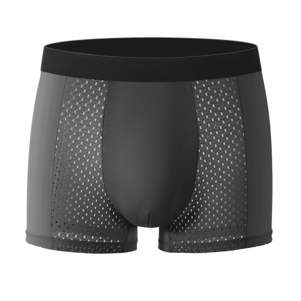 الرجال بلون شبكة ملابس داخلية جيدة التهوية سراويل داخلية سراويل boxershort جذوع ملخصات مريحة الصيف ملابس داخلية للتبريد