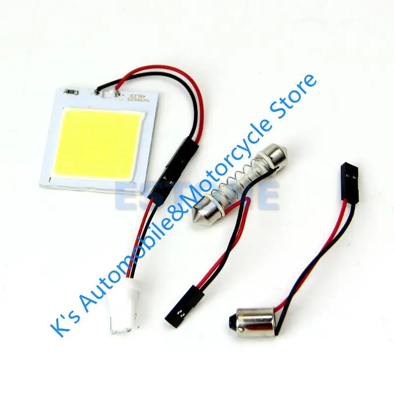 

Q39f Light Panel T10 BA9S Fastoon Dome Car Bulb Lamp 7w Cob 48-led T10 Car Rothing Night Light Auto-потолочный свет портативный
