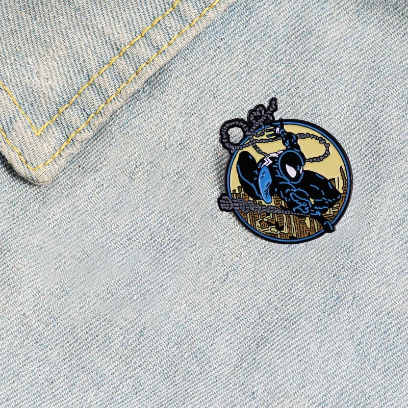 Cool Manga Comic Hero Enamel Pin Brooch Badge Backpack Collar Pins Hat Jewelry Accessories gifts
