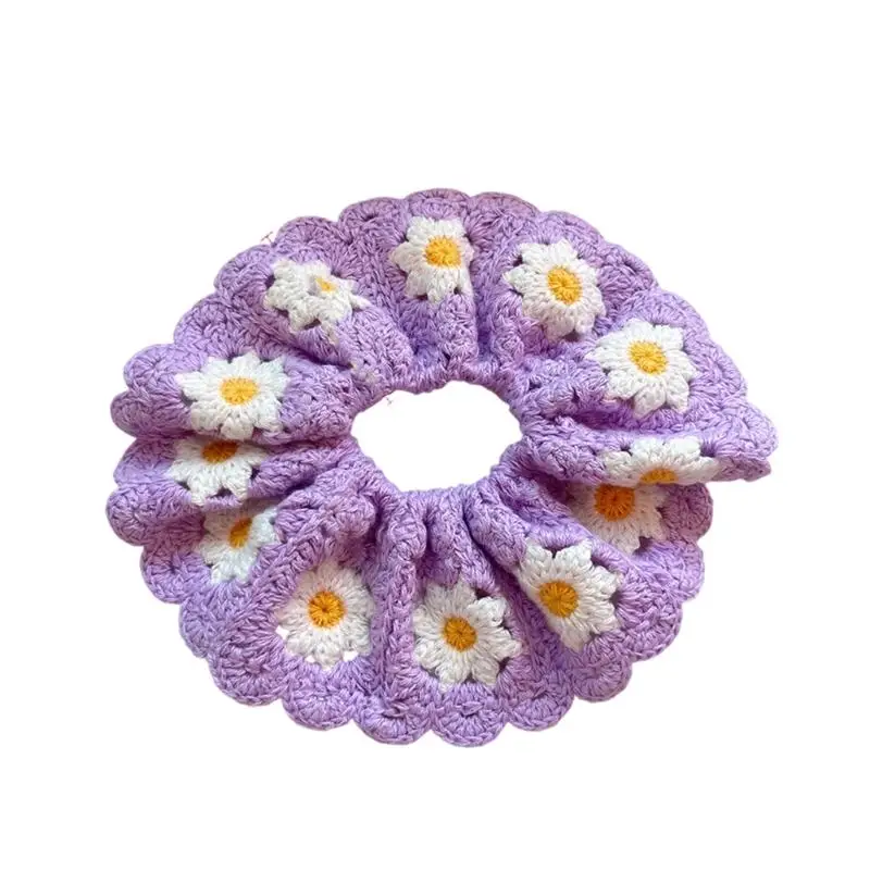 31BB Aesthetic Hair Scrunchies Women Elastic Flower Hair Ties Wedding Headwear
