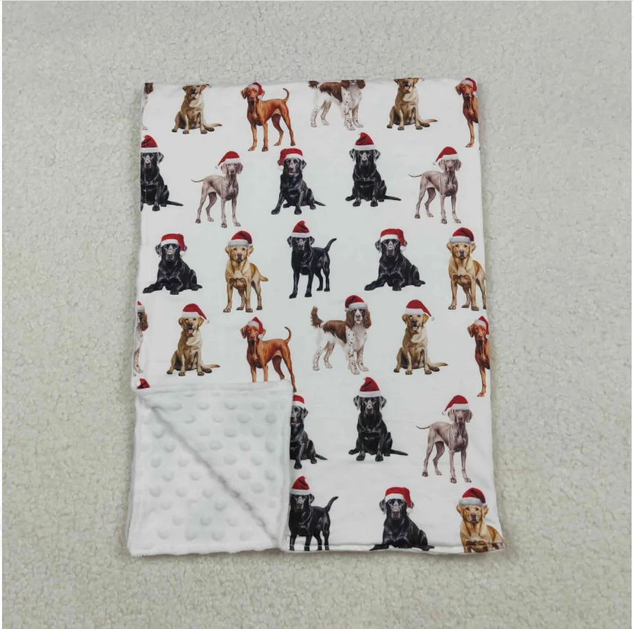 طفل رضيع الشتاء البطانيات الناعمة BL0226 الأخضر كامو طباعة الطفل الصيد بطانية