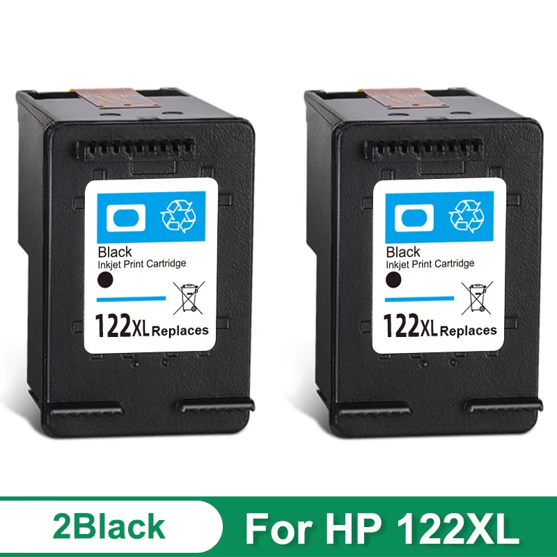 Hicor Compatible 122XL Black Cartridge Replacement For HP 122 Ink Cartridge For Deskjet 1000 1050 1050A 1510 2000 2050 3000 3050