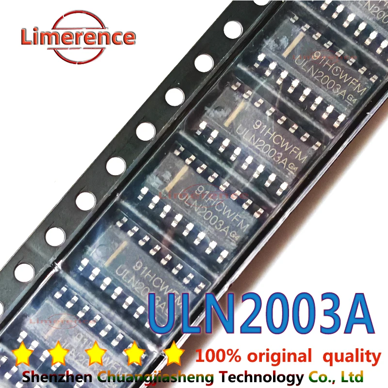 20PCS ULN2003A SOP16 ULN2003ADR ULN2003 2003 SOP-16 SMD New and Original IC Chipset