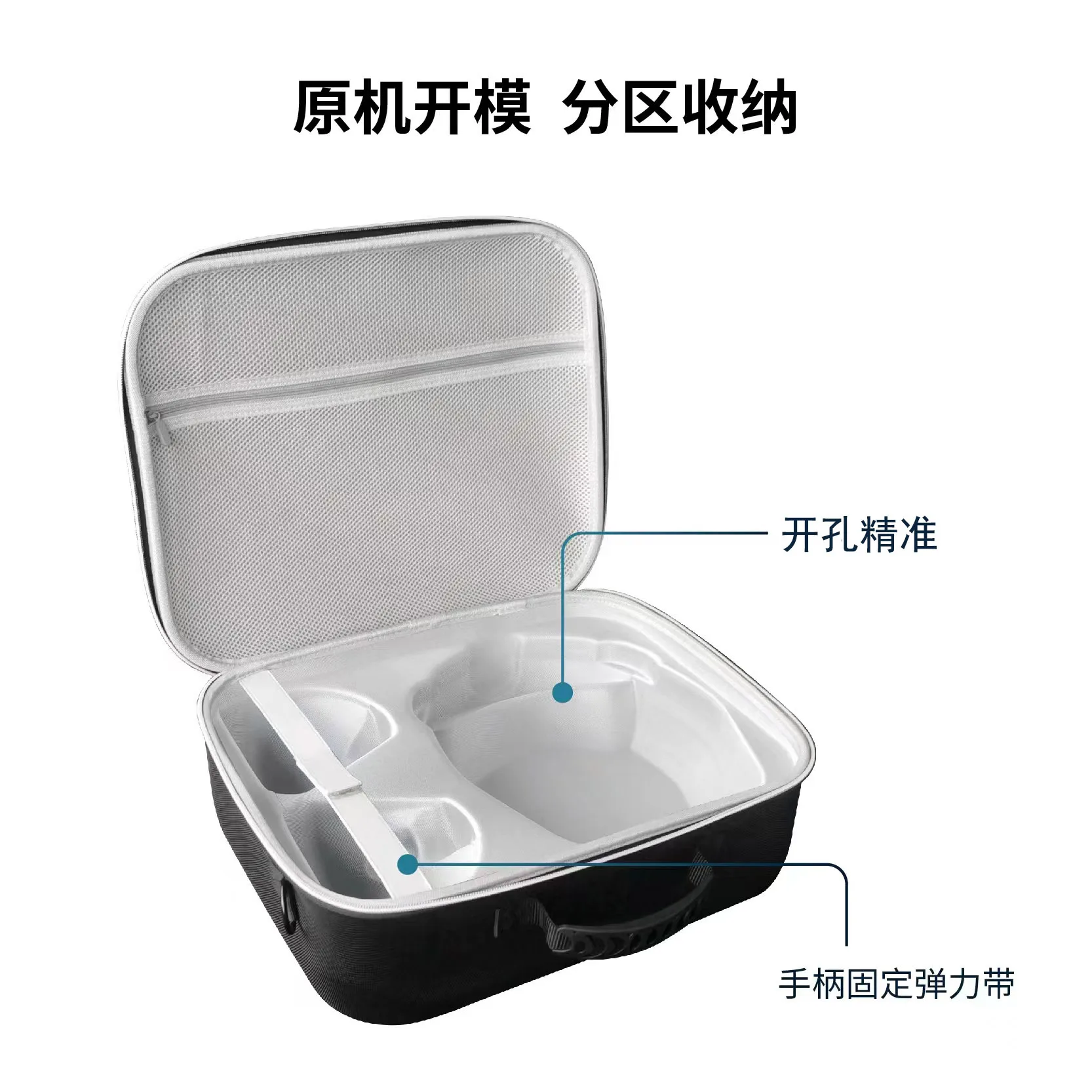 PSVR2 multifunctional portable crossbody zipper storage bag can accommodate glasses+handle EVA protective hard bag