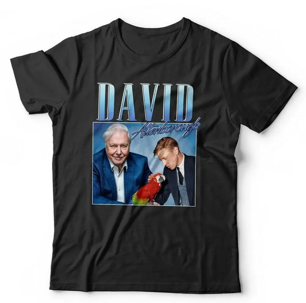 David Attenborough Appreciation Tshirt Unisex Homage Throwback Wildlife