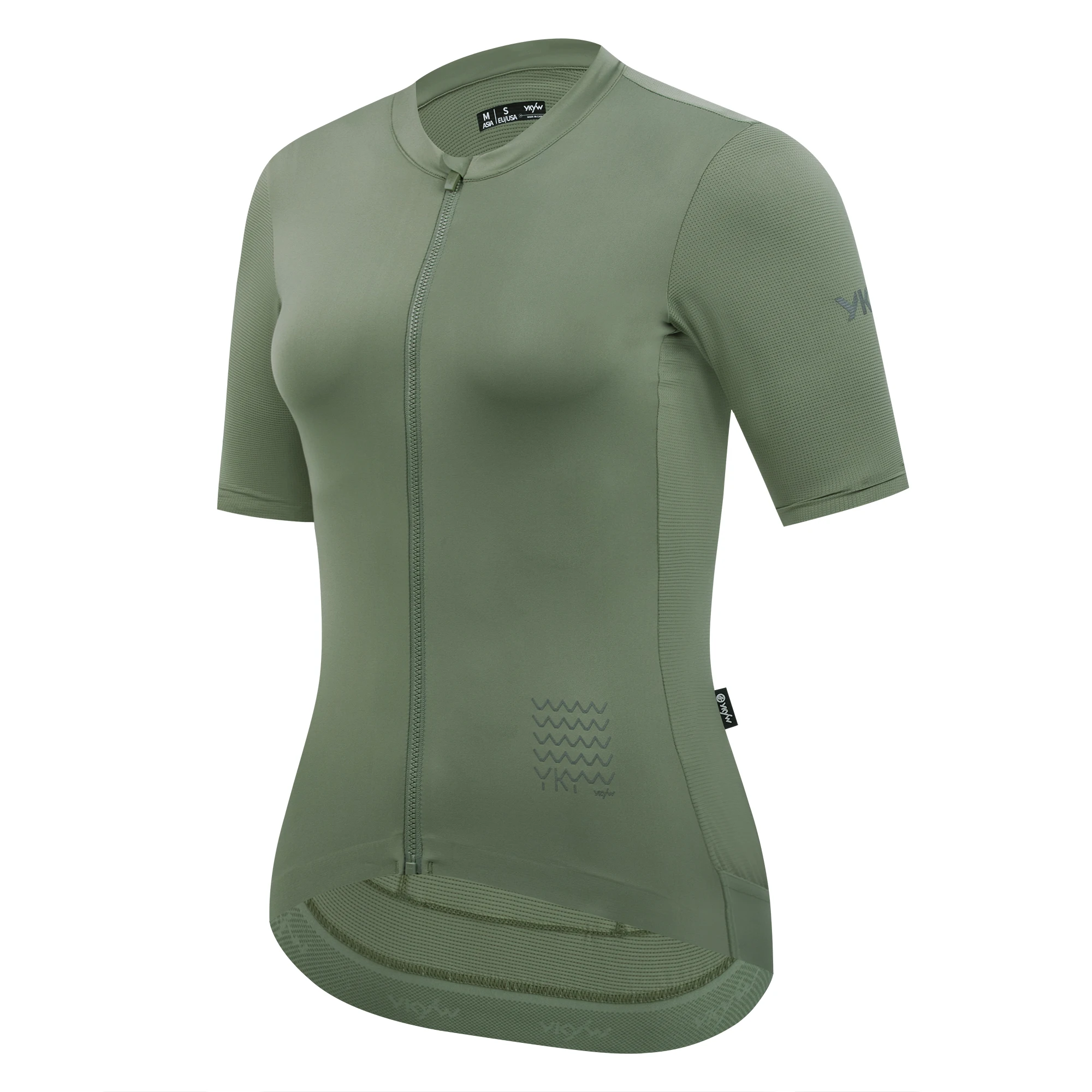 YKYWBIKE Damen Radtrikot Kurzarm Sommer Rennrad-Shirt Leichtes Fahrradshirt Maillot Rennbekleidung – Detail 3