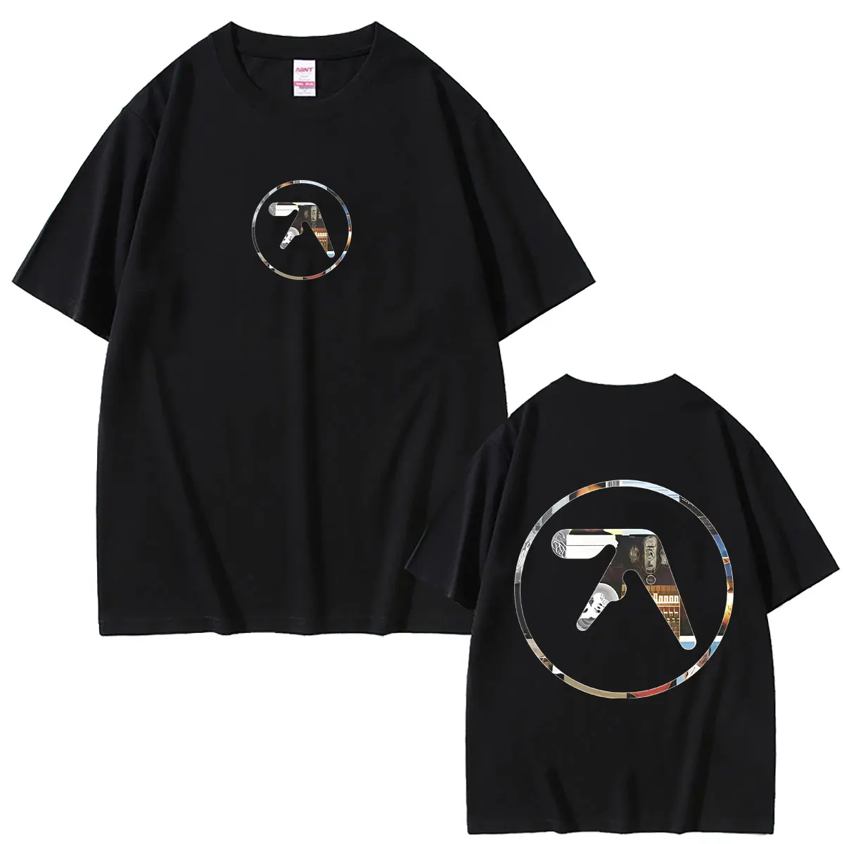 

Aphex Twin Music Album Cover Logo Graphic T Shirt Men Women Fashion Casual Oversized T-shirt Male Summer Cotton Vintage T-shirts