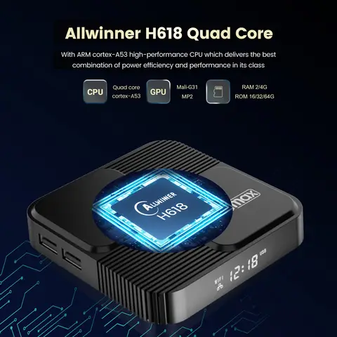 Newest Android 14 Smart TV Box 8K Ultra HD H618 Dual Band Wifi 5G 4GB 8GB Ram 64GB 128GB Netflix Set Top Box Media Player G96Max