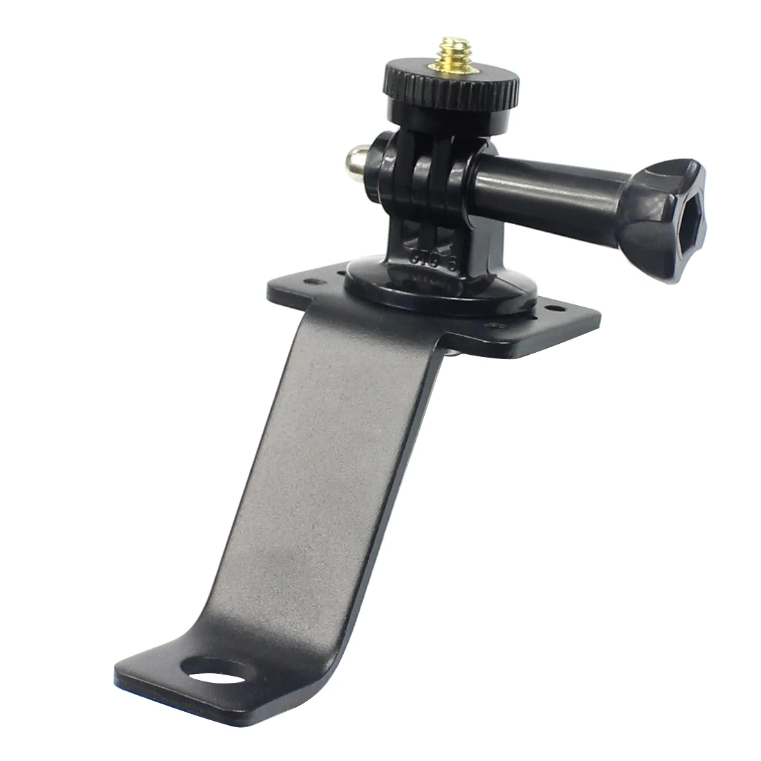 FEICHAO Aluminum Z-shaped Bracket with Screw for Gopro 9 8 7 6 5 Sport Camera Motorcycle Rearview Mirror Support Adapter Mount