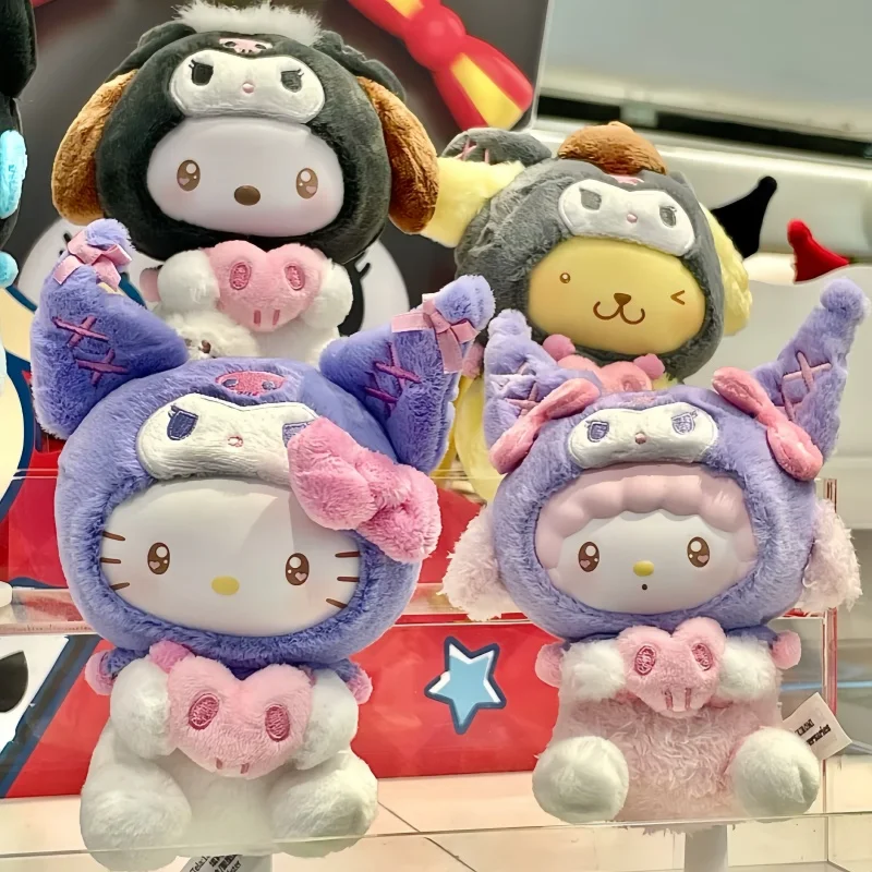 ของแท้ ซานริโอ คุโรมิ ปาร์ตี้ ซีรีส์ กล่องสุ่ม ตุ๊กตาไวนิล จี้ห้อยน่ารัก ของสะสม ตกแต่งโต๊ะทำงาน แฟชั่นอินเทรนด์ ของขวัญสำหรับสาวๆ