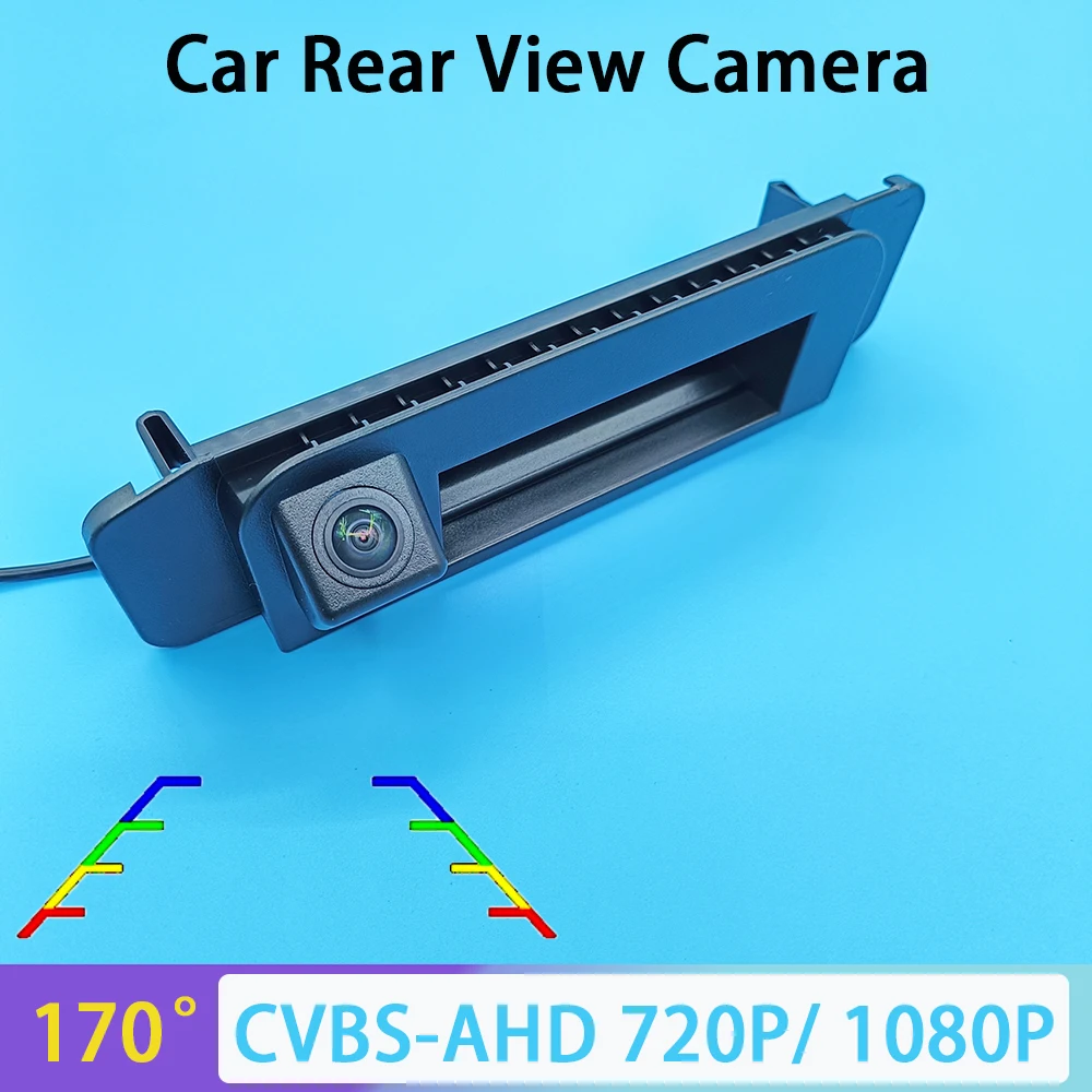 Автомобильная камера заднего вида AHD720P/CVBS, кронштейн для ручки багажника для Mercedes-Benz C-Class CLA (2015/16/17/18/19/20), ночное видение LS8021