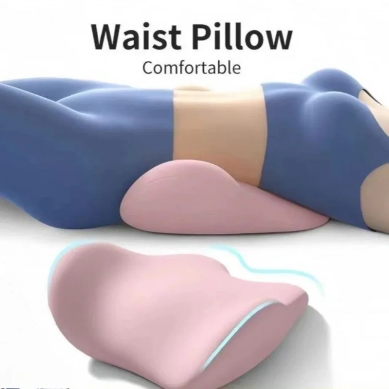 Cojín de soporte Lumbar especial, almohada Lumbar para dormir, ergonómico, suave, cómodo, cama de algodón con memoria, soporte para espalda de protrusión Lumbar