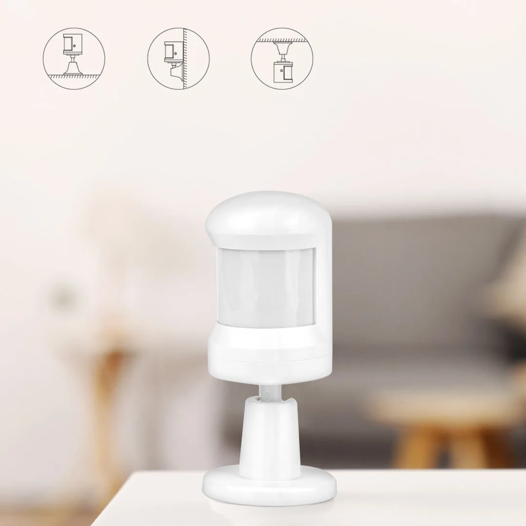 Wireless PIR Motion Detector for Home Alarm System Smart  Movement Sensor With Battery Anti-theft