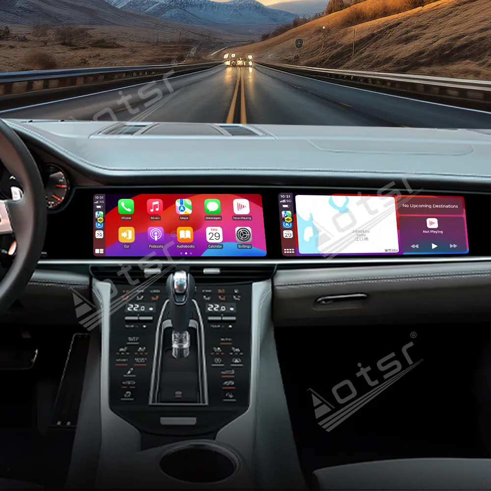 

Двойной 12,3-дюймовый Android 13 для Porsche Panamera 2010-2016, дисплей, GPS-навигация, Carplay, автомобильное радио, HD сенсорный экран, стерео, авто