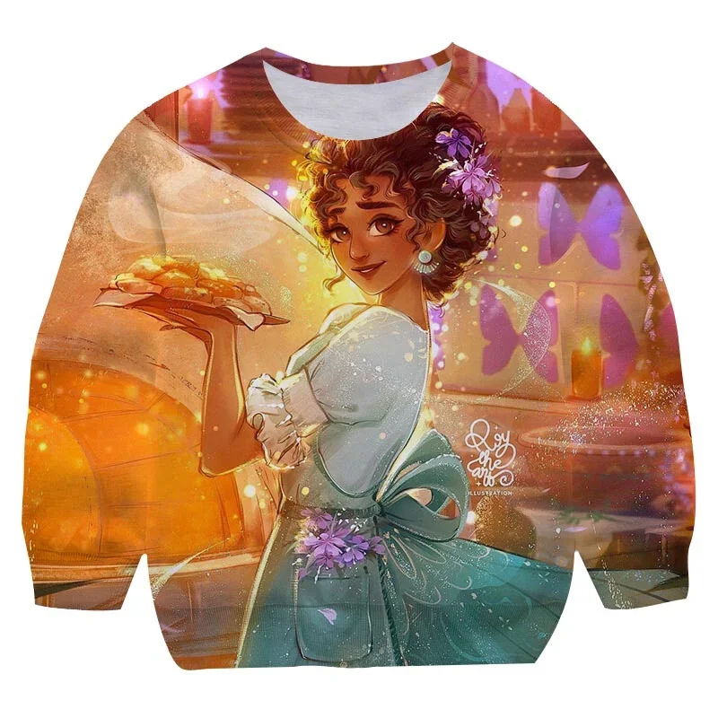 New Children Encanto Mirabel Sweatshirts Autumn kids Kid's Cartoon Encanto Mirabel Sweater Girls Encanto Mirabel Casual Clothing