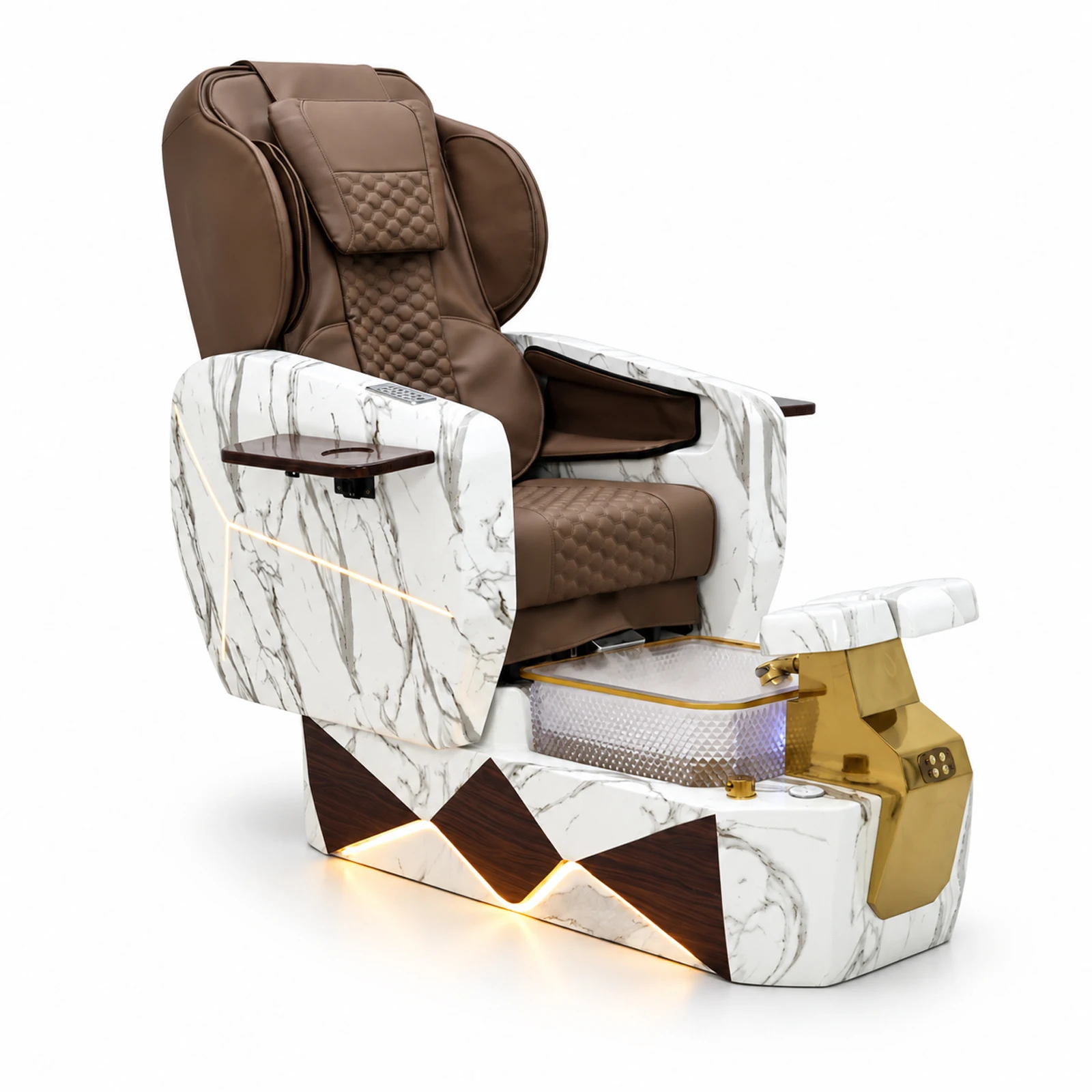 Factory Customized Wholesale Automatic Lying Massage Pedicure Chair Nail Salon Chairs Fabric Craft Foot Bath Spa Sofa Furniture