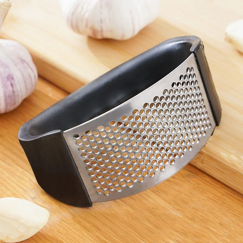 Dụng Cụ Ép Tỏi Inox Vòng Cối Xay Tỏi Tỏi Máy Đùn Bằng Tay Tỏi Rammer