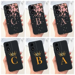 For Motorola Moto G04 Case XT2421-2 Shockproof Cover Cute Crown Letters Soft Silicone Phone Case For Moto G04s E14 MotoG04 Funda