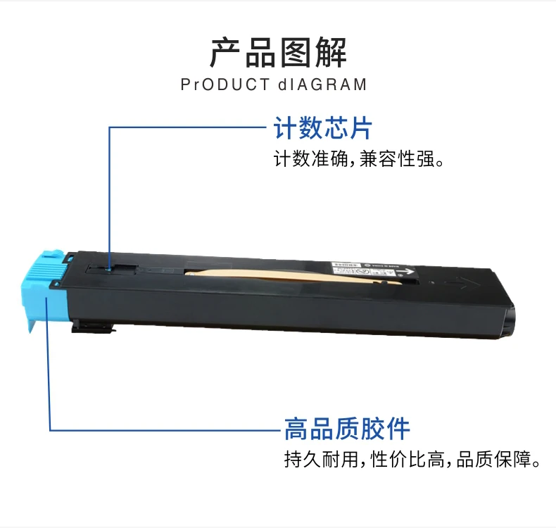 1Set DC252 DC250 Toner Cartridge DC240 242 250 252 260 For Xerox DCC5540 7550 7655 7665 7675 7755 7765 6550 5400 6500 7500 DC242