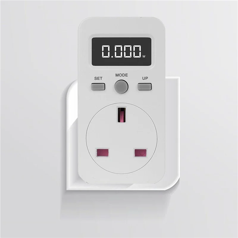 A20F-2X Misuratore di potenza digitale Presa plug-in Wattmetro elettrico Monitor di energia Spina UK